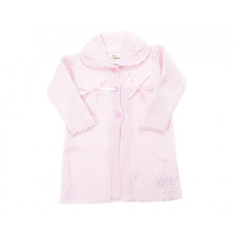 Suéter Chambrita Rosa para Niña Baby Colors-TodoenunLugar-sku: 506090