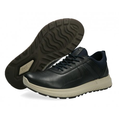 Zapatos Casuales marca Flexi de Piel color Negro para Hombre-TodoenunLugar-sku: 814209