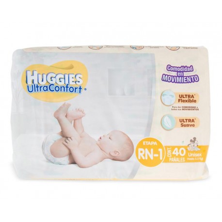 Pañales marca Huggies UltraConfort para Recién Nacido-TodoenunLugar-sku: 500727