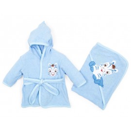 Set de Toallas Azules marca Baby Colors para Bebé Niño-TodoenunLugar-sku: 503139