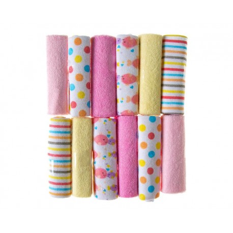 Set de Toallitas Faciales marca Baby Colors para Bebé Niña-TodoenunLugar-sku: 504479