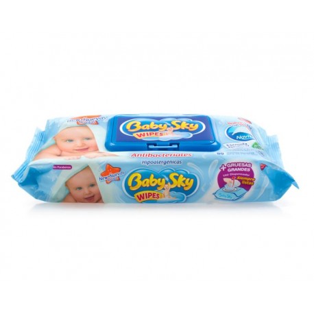 Toallitas Húmedas marca Baby Sky Antibacteriales para Bebé-TodoenunLugar-sku: 509386