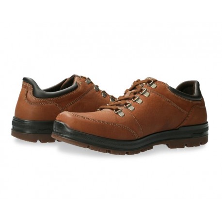 Zapatos Casuales de Piel marca Flexi color Café para Hombre-TodoenunLugar-sku: 814221