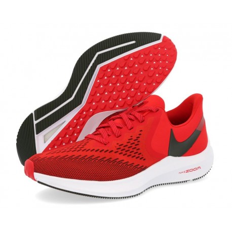 Tenis Nike Air Zoom Winflo 6 color Rojo para Hombre-TodoenunLugar-sku: 801730