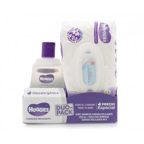 Set de Shampoo y Toallitas Húmedas Huggies-TodoenunLugar-sku: 509583