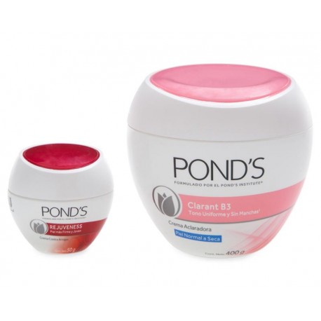 Set de Cremas Faciales Pond´s Clarant B3 y Rejuveness-TodoenunLugar-sku: 713045