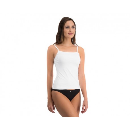 Camiseta Interior para Mujer marca Carnival color Blanco-TodoenunLugar-sku: 332039