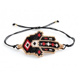 Pulsera Nectar Mano de Fátima color Negro-TodoenunLugar-sku: 838578