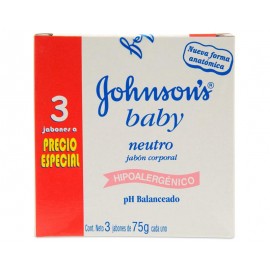 Set de Jabones Neutro marca Johnsons´s Baby para Bebé-TodoenunLugar-sku: 599500