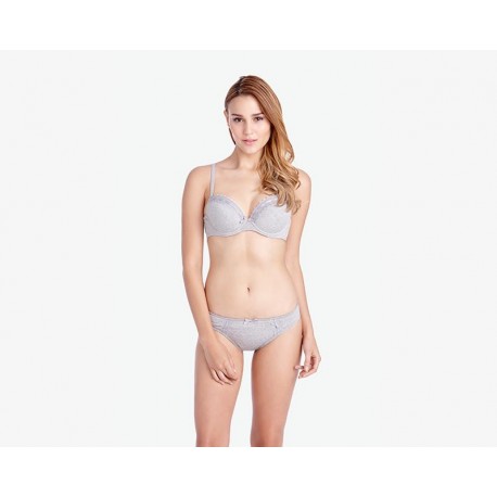 Coordinado color Gris marca Eva tu Estilo Íntimo para Mujer-TodoenunLugar-sku: 306746