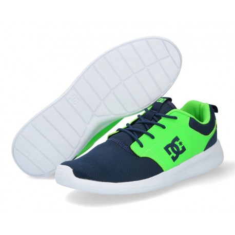 Tenis DC Shoes Midway SN color Verde para Hombre-TodoenunLugar-sku: 812771